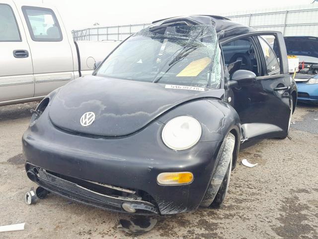 3VWDD21C41M411066 - 2001 VOLKSWAGEN NEW BEETLE 黑色 照片 2