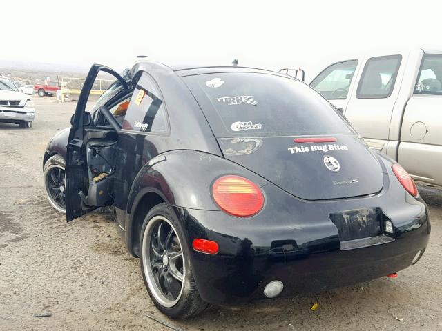 3VWDD21C41M411066 - 2001 VOLKSWAGEN NEW BEETLE 黑色 照片 3
