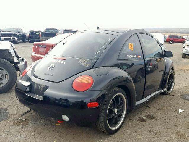3VWDD21C41M411066 - 2001 VOLKSWAGEN NEW BEETLE 黑色 照片 4