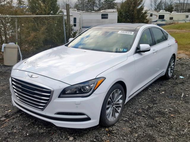 KMHGN4JE0FU038164 - 2015 HYUNDAI GENESIS 3. WHITE photo 2