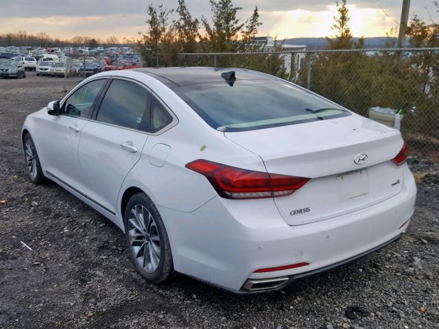 KMHGN4JE0FU038164 - 2015 HYUNDAI GENESIS 3. WHITE photo 3