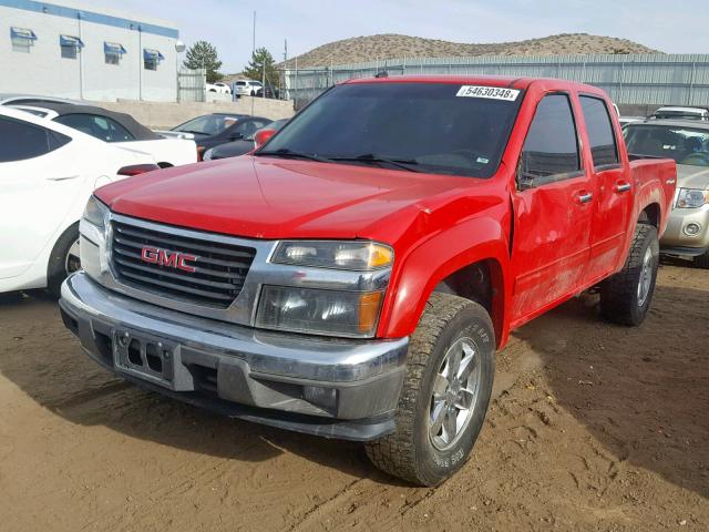 1GTH6MFEXB8134191 - 2011 GMC CANYON SLE RED photo 2