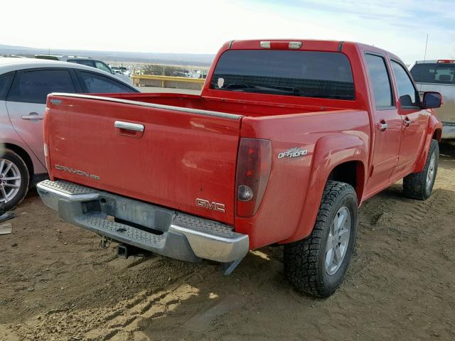 1GTH6MFEXB8134191 - 2011 GMC CANYON SLE RED photo 4