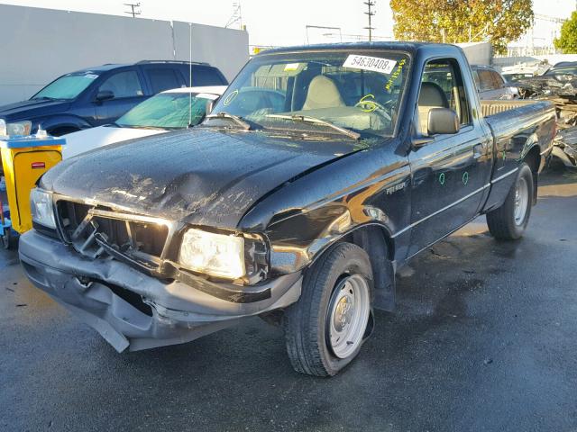 1FTYR10DX1PB48845 - 2001 FORD RANGER BLACK photo 2