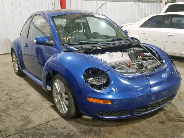 3VWRW31C38M516830 - 2008 VOLKSWAGEN NEW BEETLE BLUE photo 1