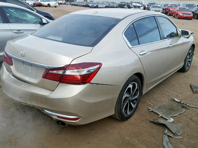 1HGCR2F9XGA189265 - 2016 HONDA ACCORD EXL BEIGE photo 4