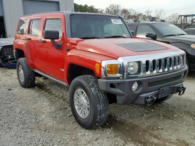 5GTDN136268329360 - 2006 HUMMER H3 RED photo 1