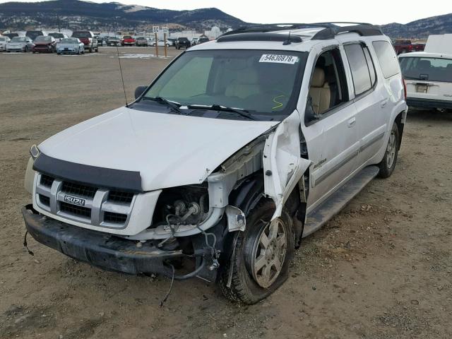 4NUET16M756701396 - 2005 ISUZU ASCENDER L WHITE photo 2