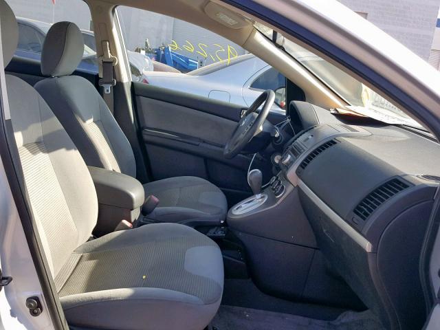 3N1AB6AP2CL674691 - 2012 NISSAN SENTRA 2.0 SILVER photo 5