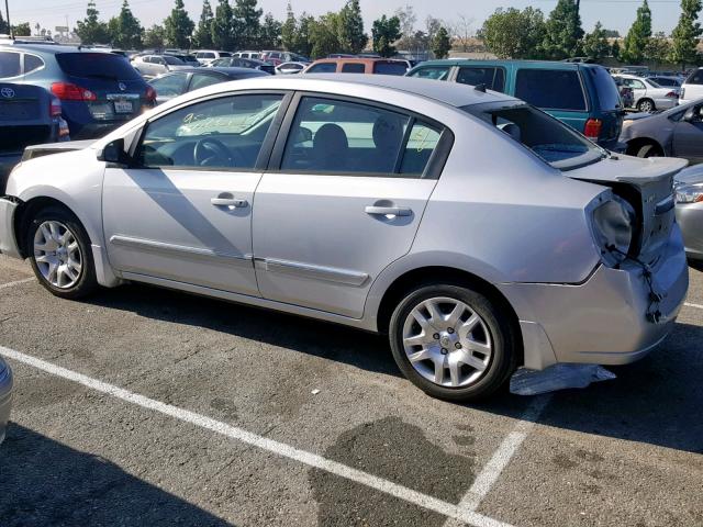 3N1AB6AP2CL674691 - 2012 NISSAN SENTRA 2.0 SILVER photo 9