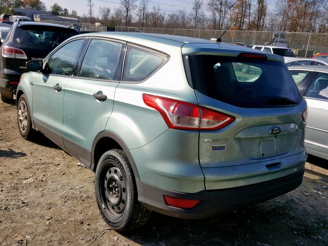 1FMCU0F72DUB29101 - 2013 FORD ESCAPE S GREEN photo 3