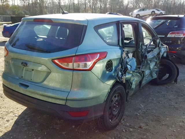 1FMCU0F72DUB29101 - 2013 FORD ESCAPE S GREEN photo 4