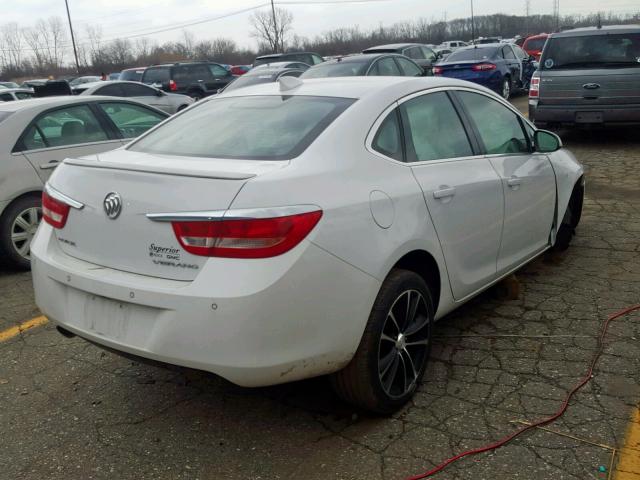 1G4PW5SK3G4142740 - 2016 BUICK VERANO SPO WHITE photo 4