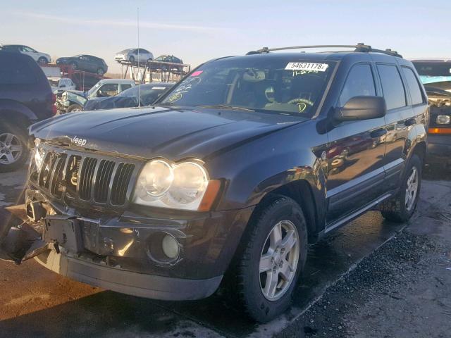 1J8HR48N25C537208 - 2005 JEEP GRAND CHER GREEN photo 2