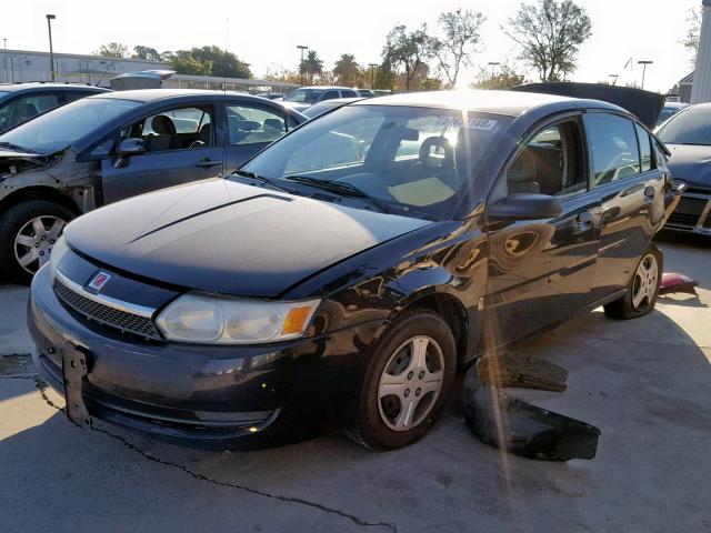 1G8AF52F63Z189023 - 2003 SATURN ION LEVEL BLACK photo 2