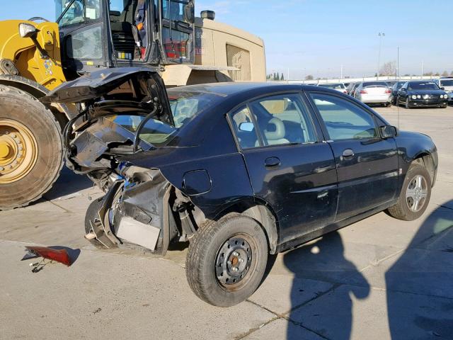 1G8AF52F63Z189023 - 2003 SATURN ION LEVEL BLACK photo 4