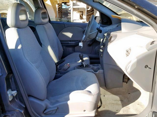 1G8AF52F63Z189023 - 2003 SATURN ION LEVEL BLACK photo 5