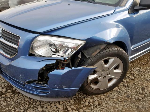 1B3HB48B87D565000 - 2007 DODGE CALIBER SX BLUE photo 9