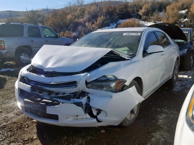1G1ZC5E17BF139550 - 2011 CHEVROLET MALIBU 1LT WHITE photo 2
