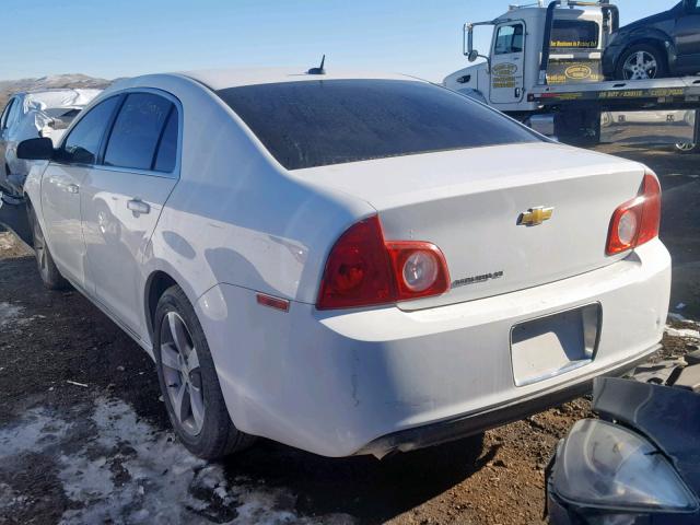 1G1ZC5E17BF139550 - 2011 CHEVROLET MALIBU 1LT WHITE photo 3