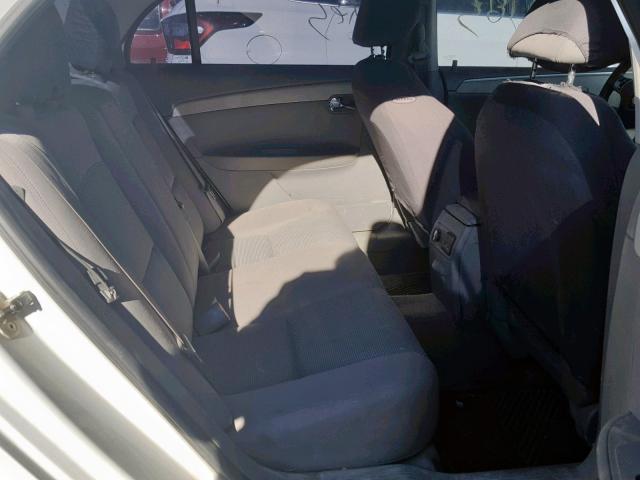 1G1ZC5E17BF139550 - 2011 CHEVROLET MALIBU 1LT WHITE photo 6