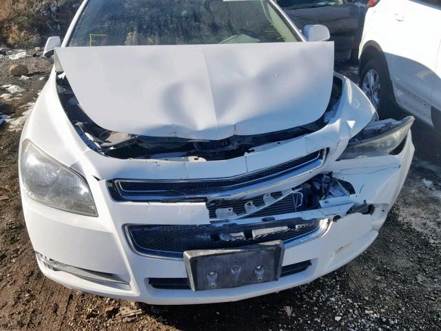 1G1ZC5E17BF139550 - 2011 CHEVROLET MALIBU 1LT WHITE photo 7