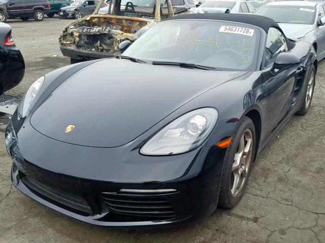 WP0CA2A85HS221510 - 2017 PORSCHE BOXSTER BLACK photo 2