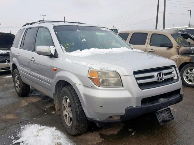 5FNYF18308B009431 - 2008 HONDA PILOT SE SILVER photo 1