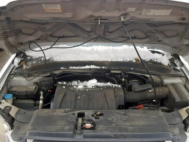 5FNYF18308B009431 - 2008 HONDA PILOT SE SILVER photo 7