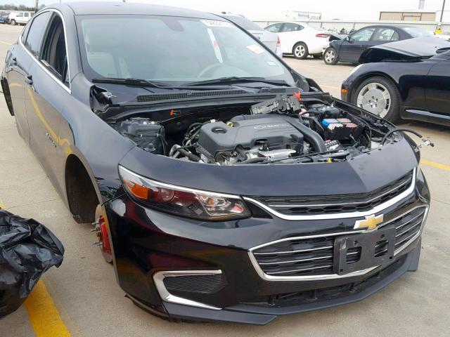 1G1ZB5ST1JF159185 - 2018 CHEVROLET MALIBU LS BLACK photo 1