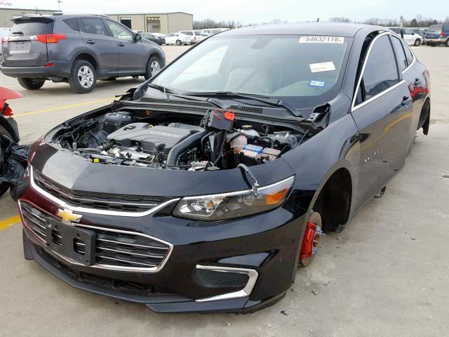 1G1ZB5ST1JF159185 - 2018 CHEVROLET MALIBU LS BLACK photo 2