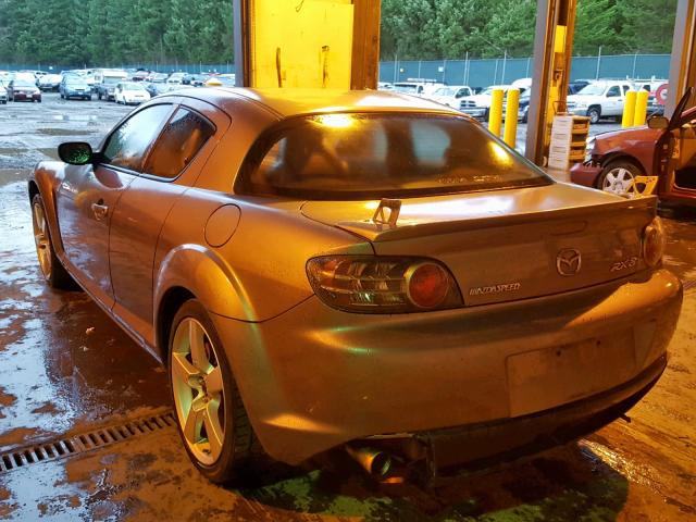 JM1FE173740116674 - 2004 MAZDA RX8 GRAY photo 3