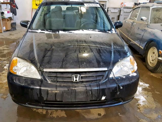 2HGES15433H906467 - 2003 HONDA CIVIC DX BLACK photo 7