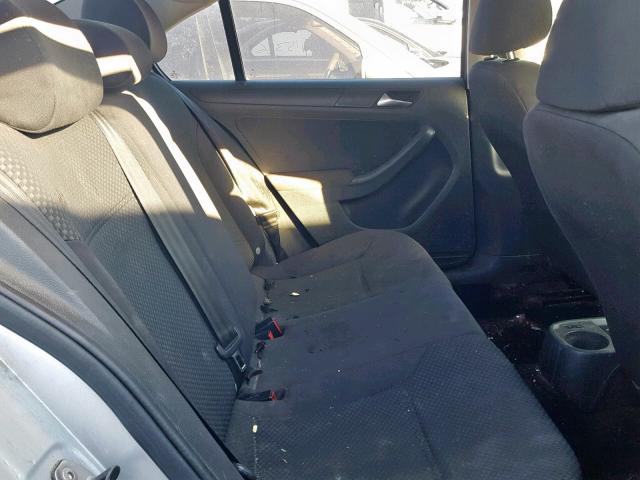 3VW2K7AJXCM336532 - 2012 VOLKSWAGEN JETTA BASE 银色 照片 6
