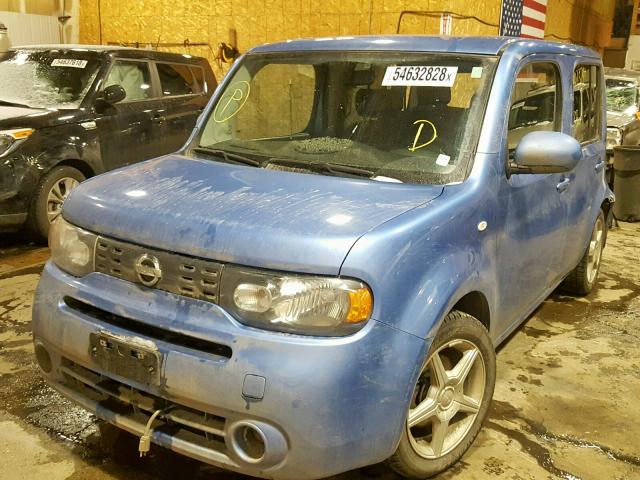 JN8AZ2KR6DT305366 - 2013 NISSAN CUBE S BLUE photo 2