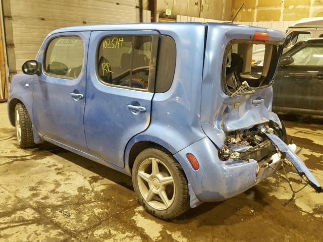 JN8AZ2KR6DT305366 - 2013 NISSAN CUBE S BLUE photo 3