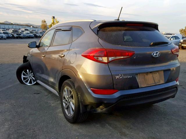 KM8J33A44HU462155 - 2017 HYUNDAI TUCSON LIM GRAY photo 3