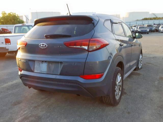 KM8J33A44HU462155 - 2017 HYUNDAI TUCSON LIM GRAY photo 4