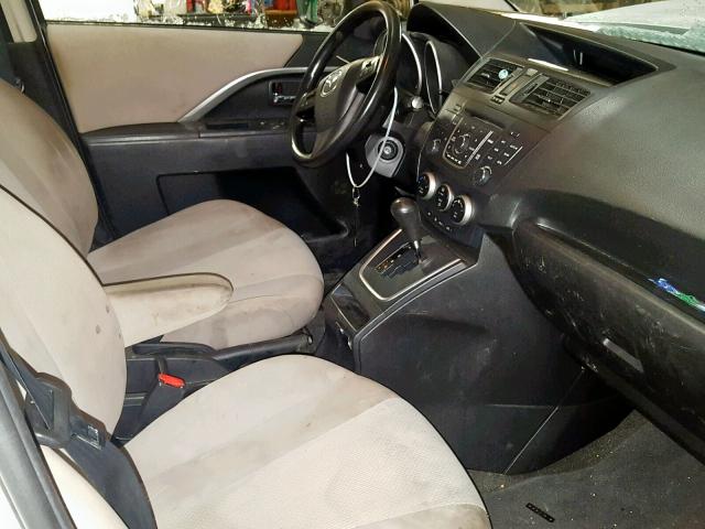 JM1CW2BL2D0149983 - 2013 MAZDA 5 WHITE photo 5