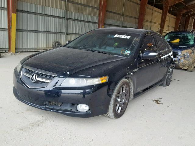 19UUA76547A032630 - 2007 ACURA TL TYPE S BLACK photo 2