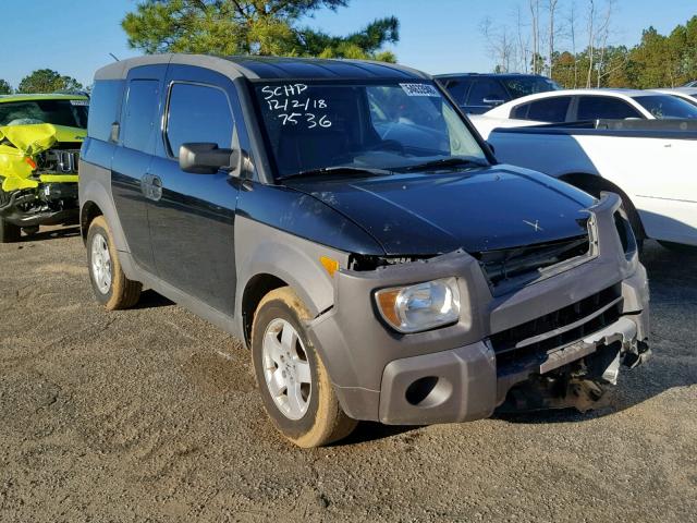 5J6YH18674L007536 - 2004 HONDA ELEMENT EX BLACK photo 1