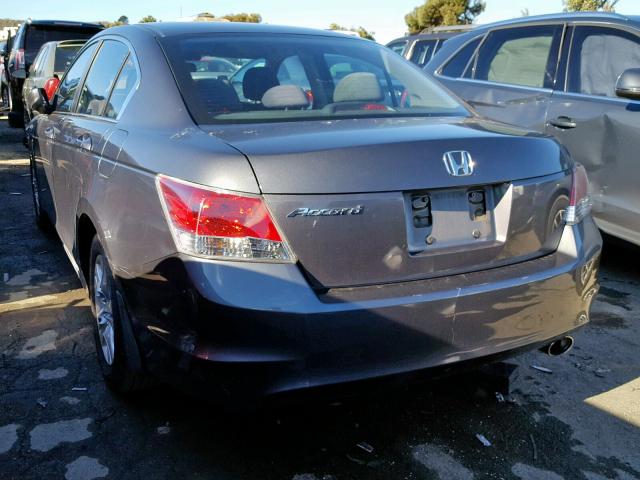 1HGCP26439A171493 - 2009 HONDA ACCORD LXP GRAY photo 3