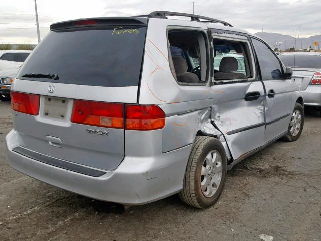 2HKRL18571H579240 - 2001 HONDA ODYSSEY LX SILVER photo 4