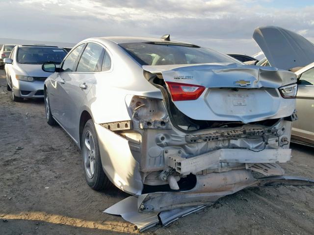 1G1ZB5ST0GF170185 - 2016 CHEVROLET MALIBU LS ვერცხლისფერი ფოტო 3