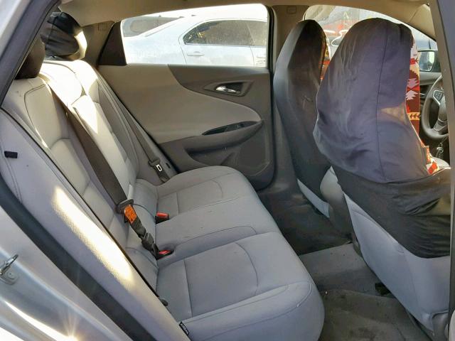 1G1ZB5ST0GF170185 - 2016 CHEVROLET MALIBU LS ვერცხლისფერი ფოტო 6