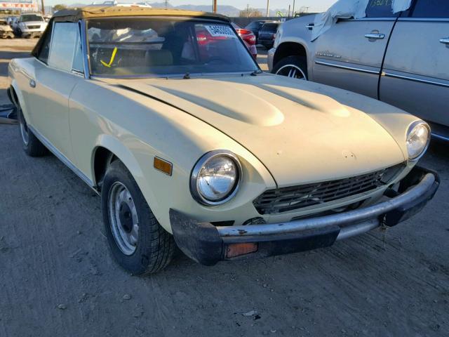 124CS000171722 - 1980 FIAT SPIDER BEIGE photo 1