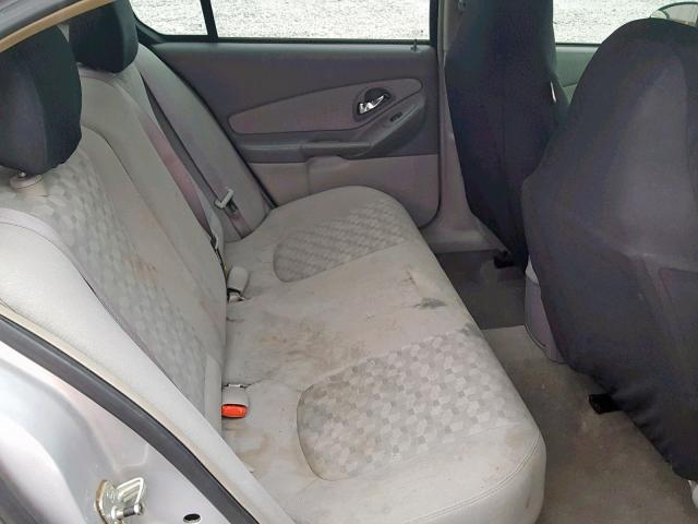 1G1ZT54875F304676 - 2005 CHEVROLET MALIBU LS 银色 照片 6