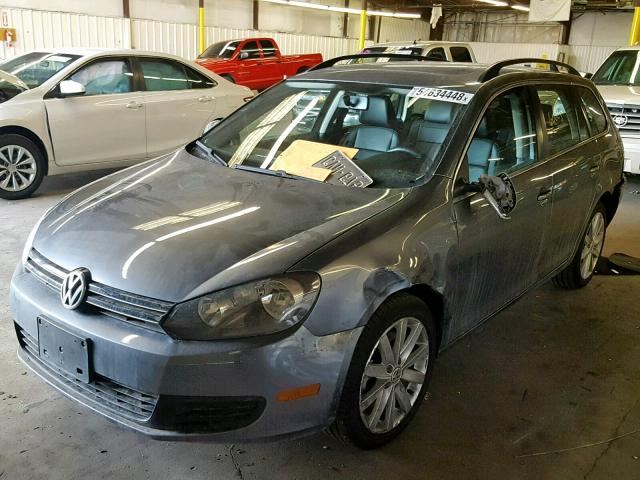 3VWPL8AJ4BM705408 - 2011 VOLKSWAGEN JETTA TDI SILVER photo 2