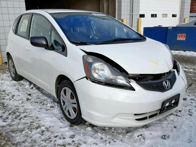 JHMGE87279S068382 - 2009 HONDA FIT WHITE photo 1