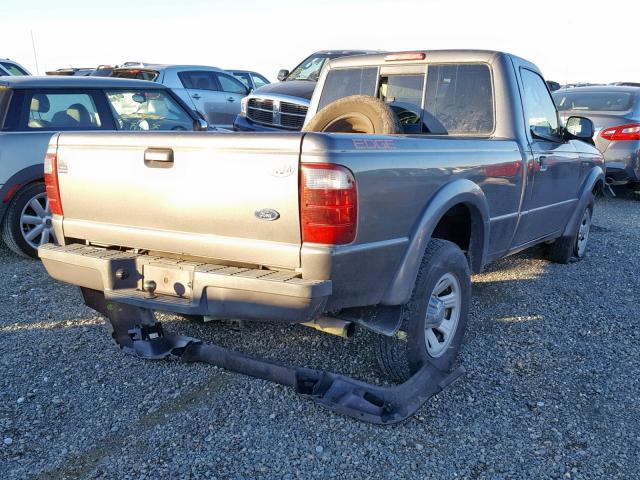 1FTYR10U65PA14811 - 2005 FORD RANGER CHARCOAL photo 4